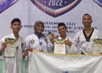 Empat mahasiswa Unikama berhasil sabet juara di Kejurprov Taekwondo Indonesia.