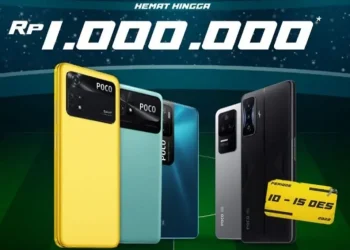 Smartphone POCO yang ditawarkan dengan diskon hingga Rp 1 juta.