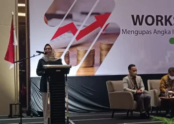 Kepala BPS Kota Malang, Erny Fatma Setyoharini, dalam workshop pemahaman Angka Inflasi.