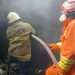 Bakar kasur, gudang terbakar