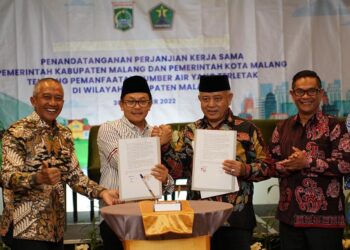 Perjanjian Kerja Sama antaran Pemkot Malang dan Pemkab Malang terkait sumber mata air