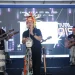 Wali Kota Malang, Sutiaji, saat ikut tampil bersama musisi asli Malang itu.