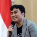 Salman Subakat, oleh CEO PT Paragon Technology and Innovation, Salman Subakat, saat menjadi pembicara dalam acara grand launching bedah buku  Seni Berbisnis Jusuf Kalla.