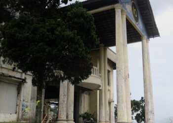 Bangunan Wisma Erni yang dikenal angker di Kecamatan Lawang, Kabupaten Malang
