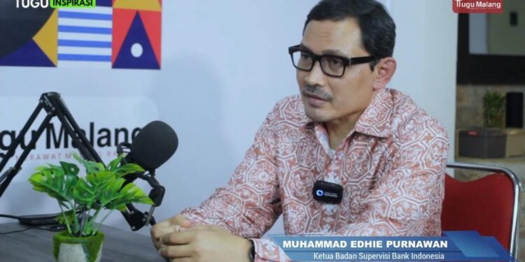 Kepala Badan Supervisi Bank Indonesia, Muhamad Edhi Purnawan, saat menjadi narasumber di podcast Tugu Inspirasi, Tugu Media Group