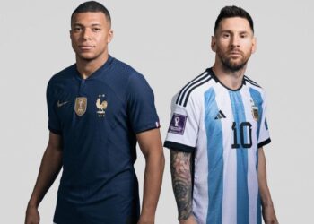 Kylian Mbappe dan Lionel Messi akan beradu ketajaman di final Piala Dunia Qatar minggu nanti. Foto/Instagram alaunesports