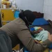 Kapolsek Bululawang, Kompol Ainun Djariyah bersama bayi perempuan yang dibuang.