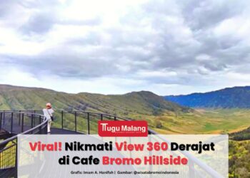 Nikmati View 360 Derajat di Cafe Bromo Hillside.
