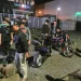 Razia pelaku balap liar Malang di Jalan Letjen S. Parman.