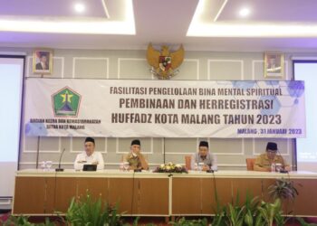 Fasilitasi Pengelolaan Bina Mental Spiritual oleh bagian Kesra dan Kemasyarakatan Setda Kota Malang.