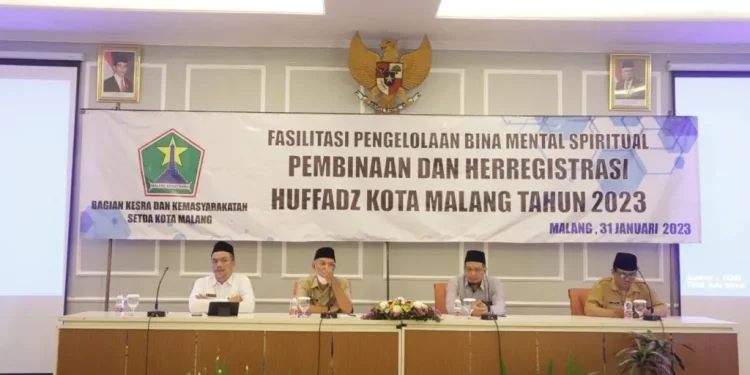Fasilitasi Pengelolaan Bina Mental Spiritual oleh bagian Kesra dan Kemasyarakatan Setda Kota Malang.