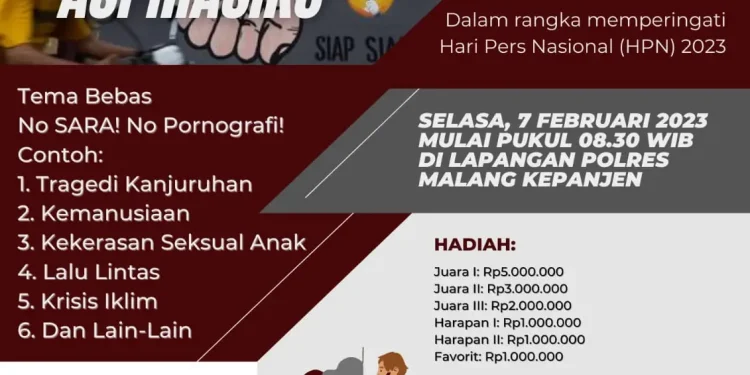 Poster kegiatan Lomba Mural Aspirasiku.