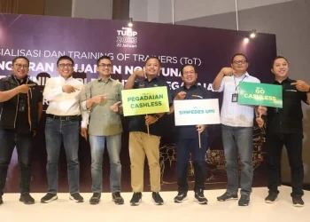Pegadaian,Pegadaian Surabaya,BRI Surabaya - Permudah Nasabah, Pegadaian Surabaya dan BRI Sosialisasikan Pencairan Pinjaman Non Tunai