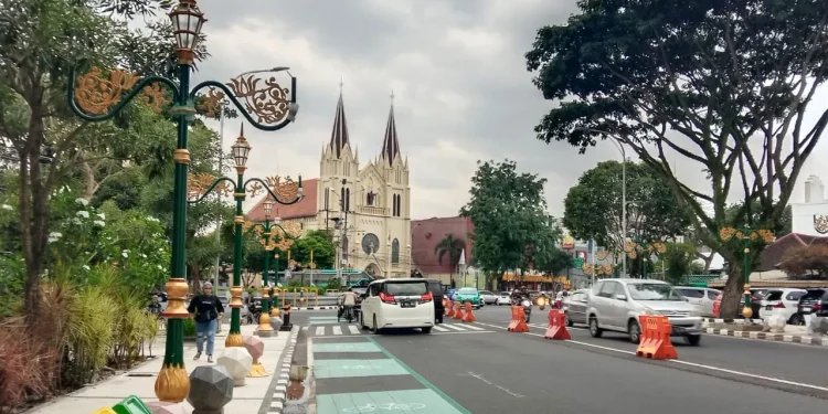Kawasan Kayutangan Heritage, Jalan Jenderal Basuki Rachmat, Kota Malang.