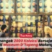 Pengunjung mengamati kolekdi di Museum D’topeng Malang