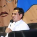 Pastor Paroki, Romo (Rm) Hendrikus Suwaji OCarm saat memaparkan materi di Haul Gus Dur ke-13.