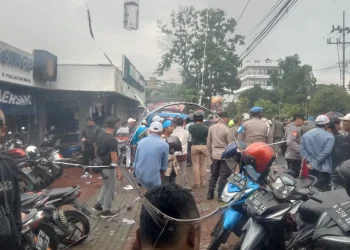 Kondisi Kantor Arema FC pasca demo yang berujung ricuh pada 29 Januari 2023.