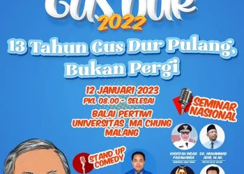 Poster acara Haul Gus Gur ke 13.