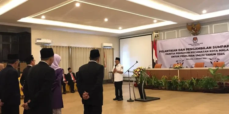 Wali Kota Malang Lantik Petugas PPK