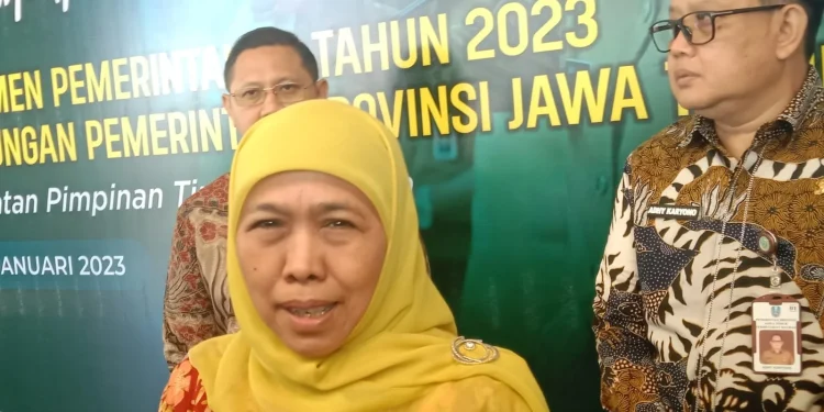 pemprov jatim - Refreshment Manajemen Pemprov Jatim 2023, Upaya Khofifah Bangun Semangat Optimisme OPD