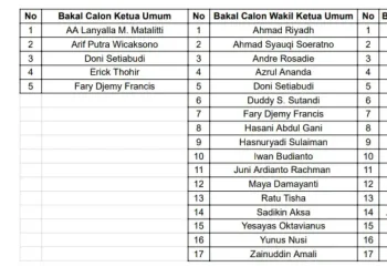 Bursa calon PSSI