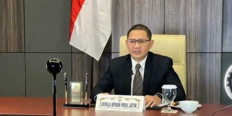 Aries Agung Paewai, Kepala BPSDM Jatim, yang kabarnya ditunjuk menjabat sebagai Pj Wali Kota Batu.