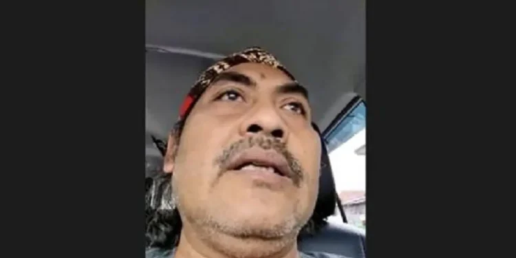 Mantan juru Gus Dur, Ngatawi Al-Zastrow saat memaparkan materi di Haul Gus Dur ke-13 secara daring.