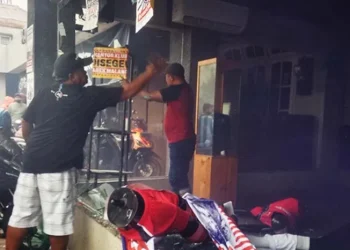 kondisi kantor Arema FC berantakan