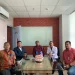 Kepala Pegadaian Kanwil XII Surabaya, Mulyono Rekso (jas biru dongker) saat berkunjung ke RSU BRI Medika Malang.