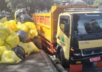 Sampah di tinggalkan usai event di Kota Malang