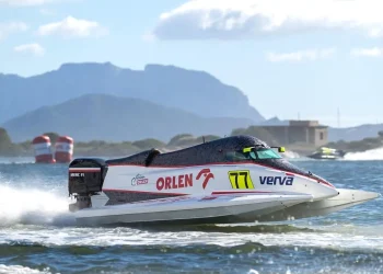 Perahu yang berlaga di ajang F1H2O.
