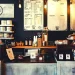 Penataan sebuah bisnis kedai kopi untuk menarik pelanggan.