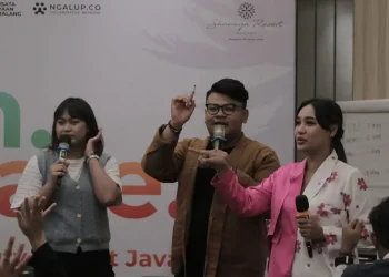 Suasana Global Student Entrepreneur Awards (GSEA) pada Jumat (24/02/2023).