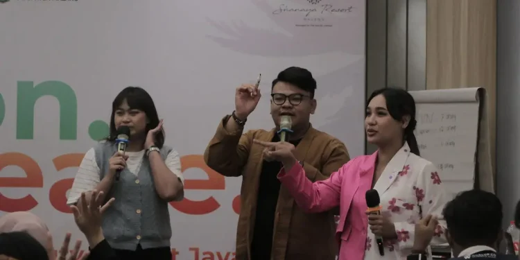 Suasana Global Student Entrepreneur Awards (GSEA) pada Jumat (24/02/2023).