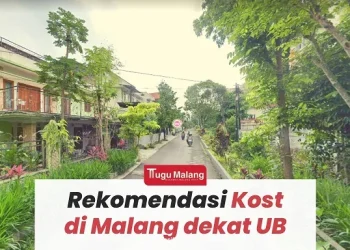 Kost di Jalan Watumujur dekat Universitas Brawijaya.