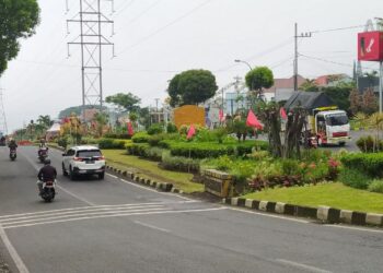 Lanskap pemandangan di kawasan Jalan Sultan Agung Kota Batu yang dinilai berpotensi menjadi pusat keramaian baru.