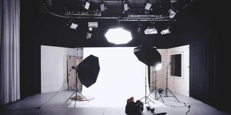 Ilustrasi photo studio.