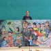Tiga pelajar SMP dan SMK menghasilkan karya bertema kekerasan pada anak dan perempuan.
