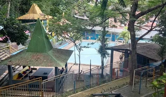 Kondisi wisata Tarekot Kota Malang yang sudah tidak beroperasi lagi.
