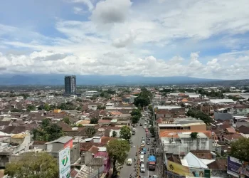 Ilustrasi permukiman di Kota Malang.