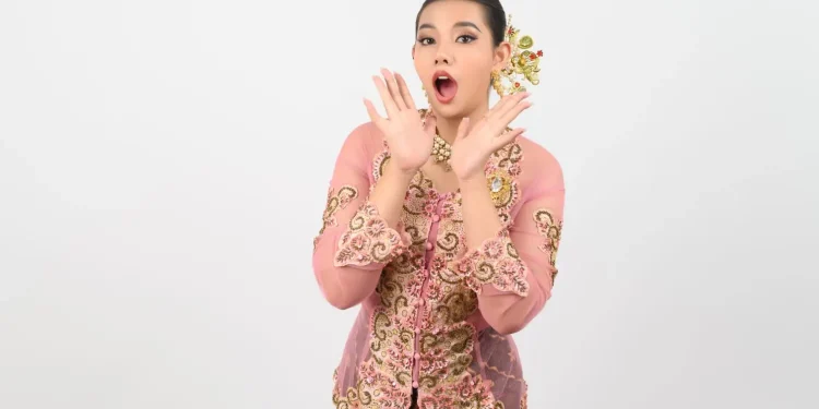 Ilustrasi wanita Jawa.