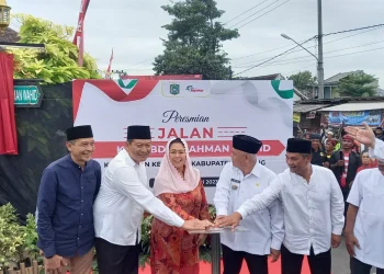 Peresmian Jalan Abdurrahman Wahid di Kepanjen.