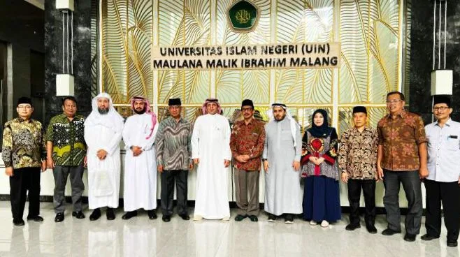 Jajaran UIN Malang bersama delegasi Kerajaan Arab Saudi. 