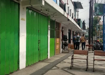 Lahan parkir di Kayutangan Heritage