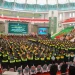 Suasana rapat terbuka senat Unisma dalam rangka wisuda program sarjana, profesi, magister dan doktor.