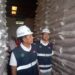 SVP Penjualan Wilayah Timur PT Pupuk Indonesia, Muhammad Yusri saat meninjau gudang di Pakisaji, Kabupaten Malang.