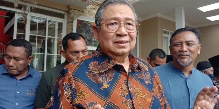 Mantan Presiden RI ke-6, Susilo Bambang Yudhoyono (SBY) saat memberikan pesan untuk Lavani.