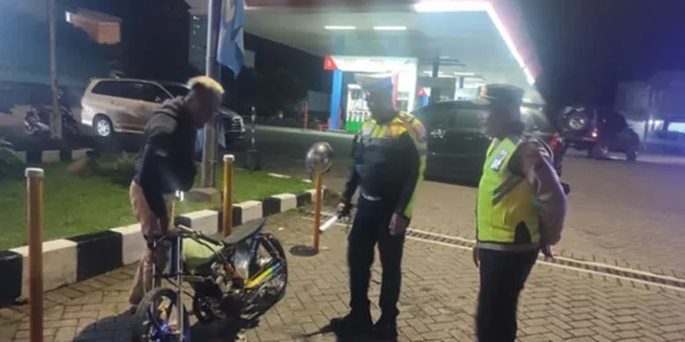 Barang bukti berupa sepeda motor yang disita polisi. Foto: Polres Malang