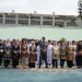 Foto bersama para peserta upacara HKN di Aula Kartini Lapas Perempuan Malang pada Jumat (17/02/2023).