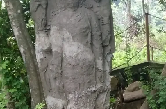 Arca Siwa di Desa Tulungrejo, Kecamatan Ngantang, Kabupaten Malang yang dilaporkan hilang.